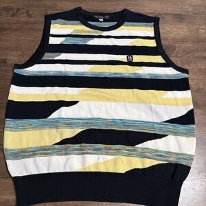 Lee Dong Soo Golf Abstract Knit Sweater Vest Womens Mens 95 Unisex Small/medium